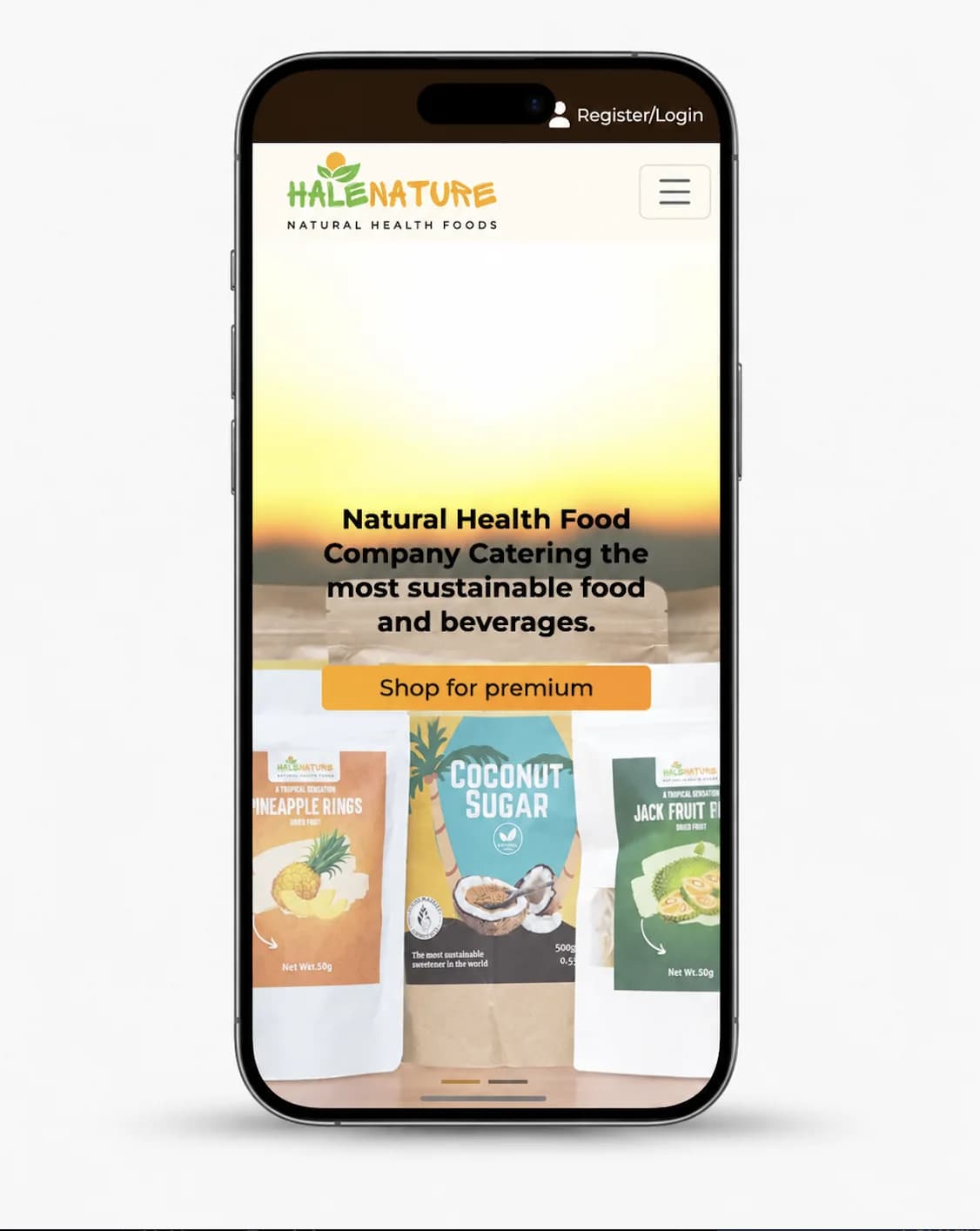 Hale Nature Mobile Experience